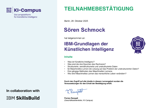 IBM-Grundlagen der Künstlichen Intelligenz